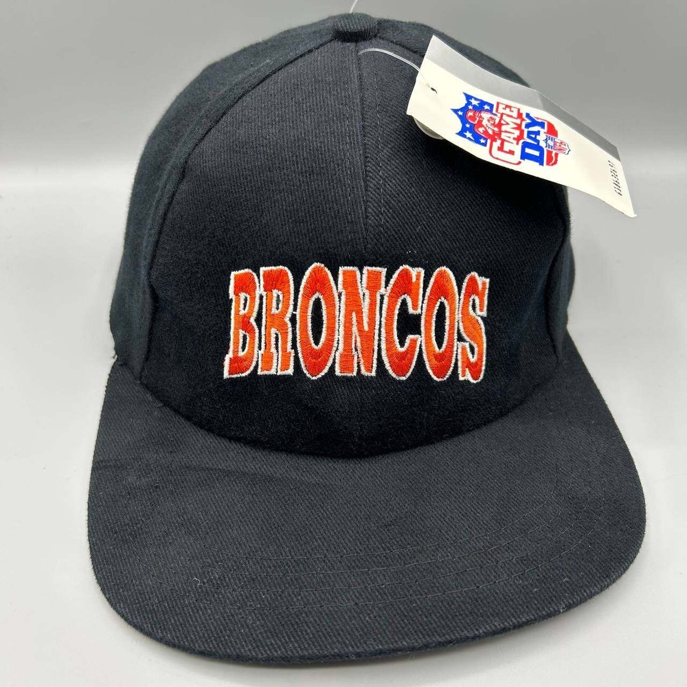 Vintage Denver Broncos Hat Men NFL Game Day Drew Pearson Snap Back‎ Cap New